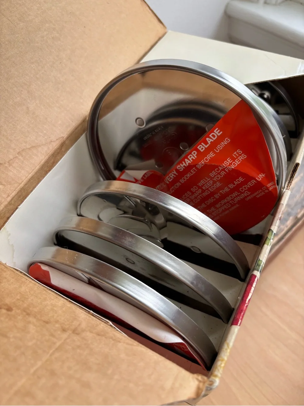 Cuisinart Disc Set for Food Processor Metal kitchen tools. Set of 8.